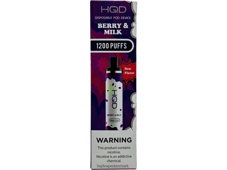 bær og mælk HQD CUVIE PLUS engangs 22D0XP130 - HQD vape Denmark