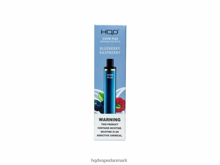 blåbær hindbær HQD CUVIE PLUS engangs vape 22D0XP147 - HQD disposable vape