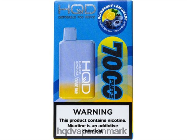 blåbær limonade HQD CUVIE BAR engangs 22D0XP141 - HQD vape nicotine
