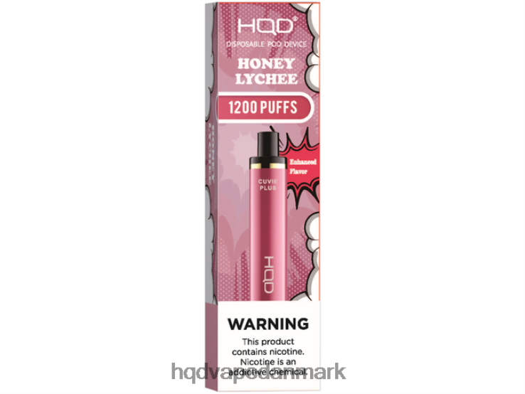 honning litchi HQD CUVIE PLUS engangs vape 22D0XP174 - HQD vape online shop