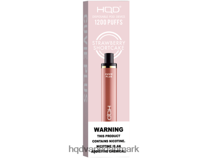 jordbærsmørkage HQD CUVIE PLUS engangs vape 22D0XP259 - HQD wholesale