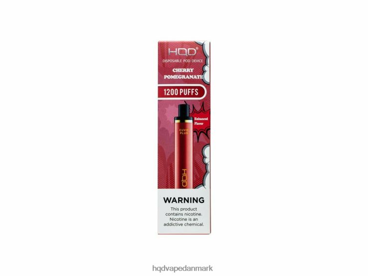 kirsebær granatæble HQD CUVIE PLUS engangs vape 22D0XP152 - HQD vape Danmark