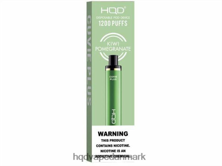 kiwi granatæble HQD CUVIE PLUS engangs vape 22D0XP205 - HQD vape shop