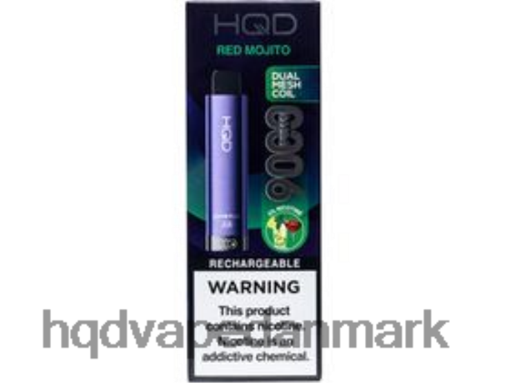 rød mojito HQD CUVIE PLUS 2.0 engangs 22D0XP247 - HQD disposable vape