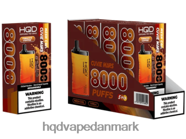 tobakskaffe HQD CUVIE MARS engangs 22D0XP264 - HQD vape online shop