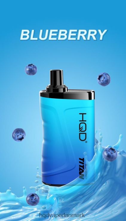 blåbær HQD TITAN 7000 pust 22D0XP5 - HQD vape shop