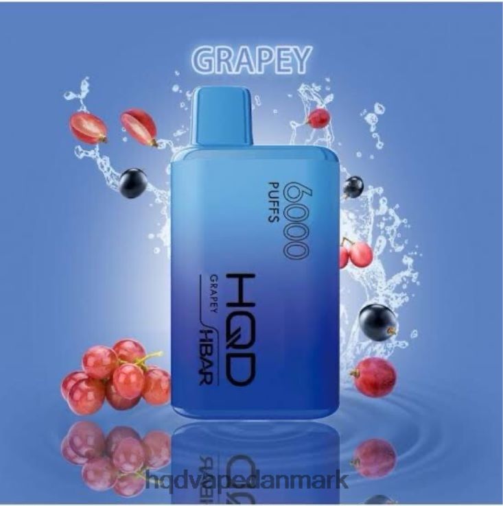 grapy HQD HBAR 6000 pust 22D0XP42 - HQD vape Danmark
