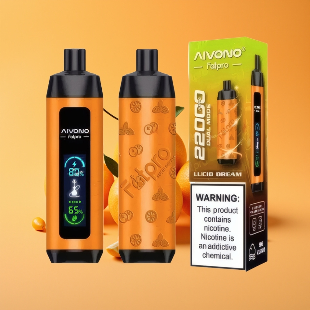Aivono Aim Fatpro 22000 Puffs Disposable Vape Klar Drøm med 28ml E-væske og 600mah Genopladelig