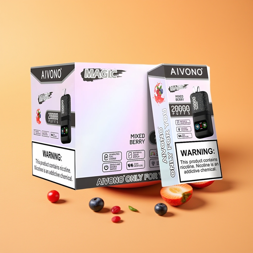 Denmark distributors Aivono Aim Magic 20000 Puffs Disposable Vape Blandet Bær
