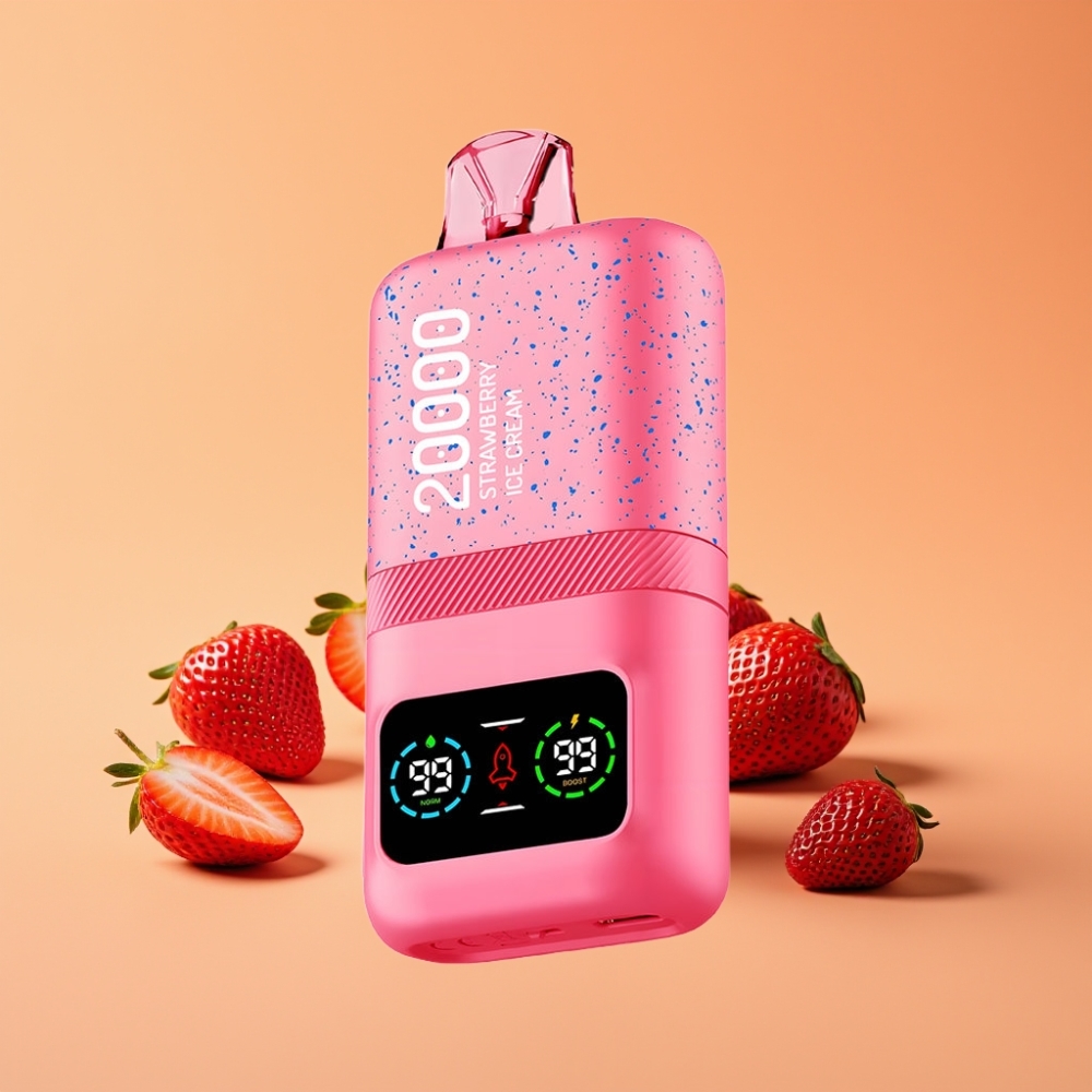 Denmark distributors Aivono Aim Magic 20000 Puffs Engangs Vape jordbær is