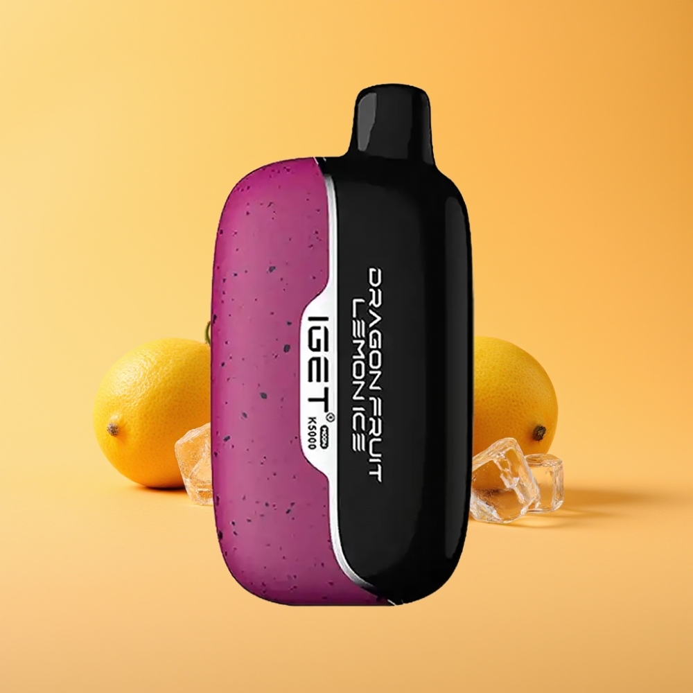 IGET Moon K5000 Puffs Engangs Vape Dragefrugt Citron Is (81,5 g, 5000 Puffs)