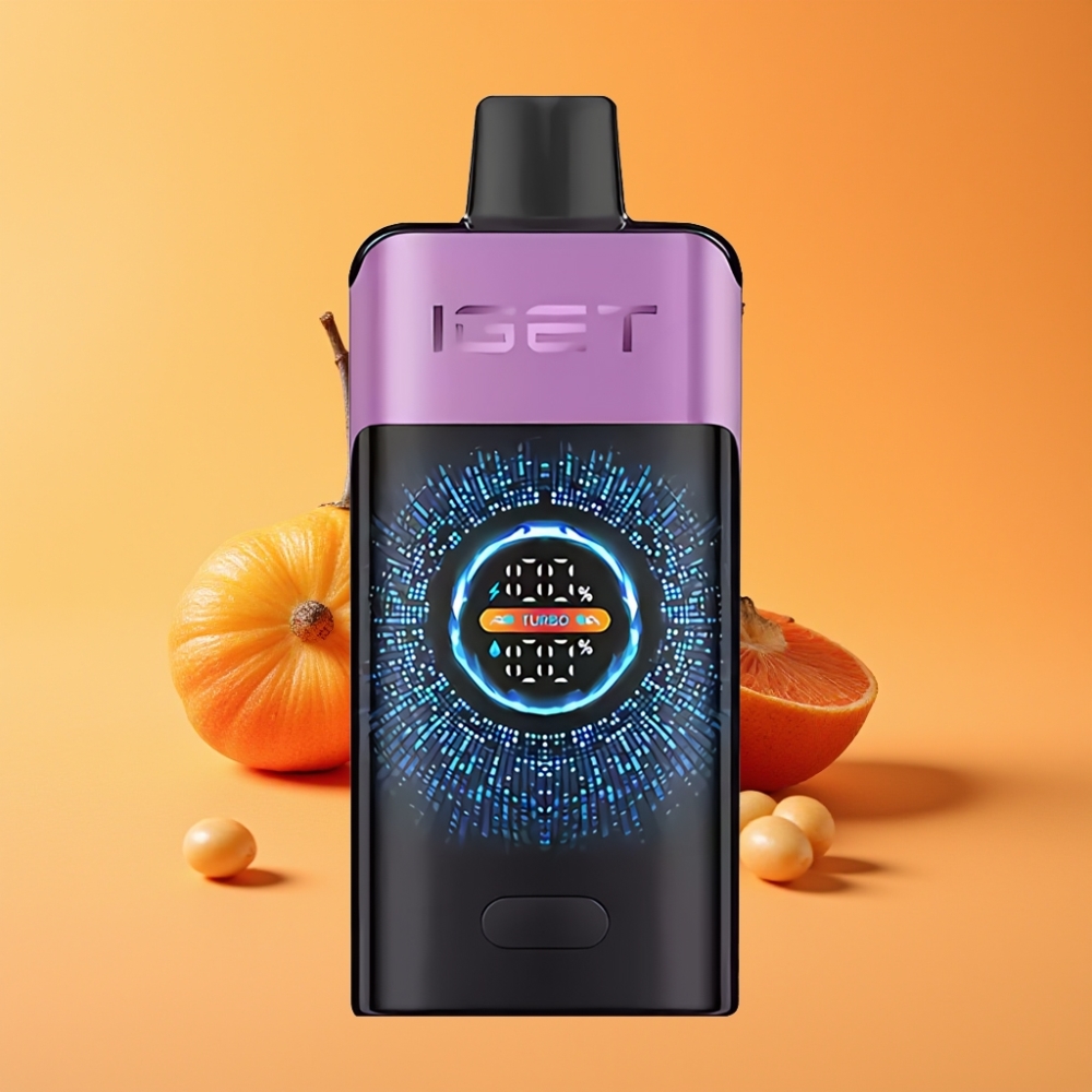 IGET ONE 12000 Puffs Engangs Vape Chupa Chups Drue med 2700 mAh Batteri