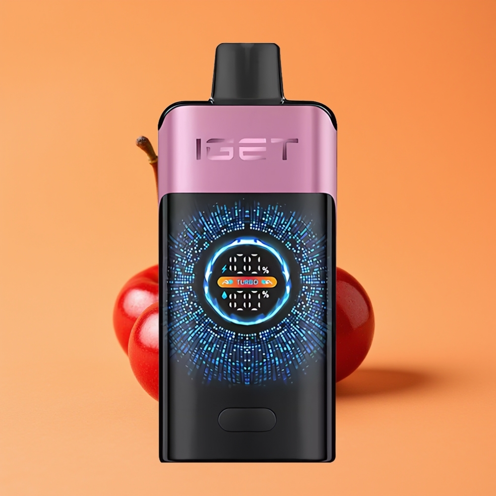 IGET ONE 12000 Puffs Engangs Vape Kirsebær Monster med 2700 mAh Batteri