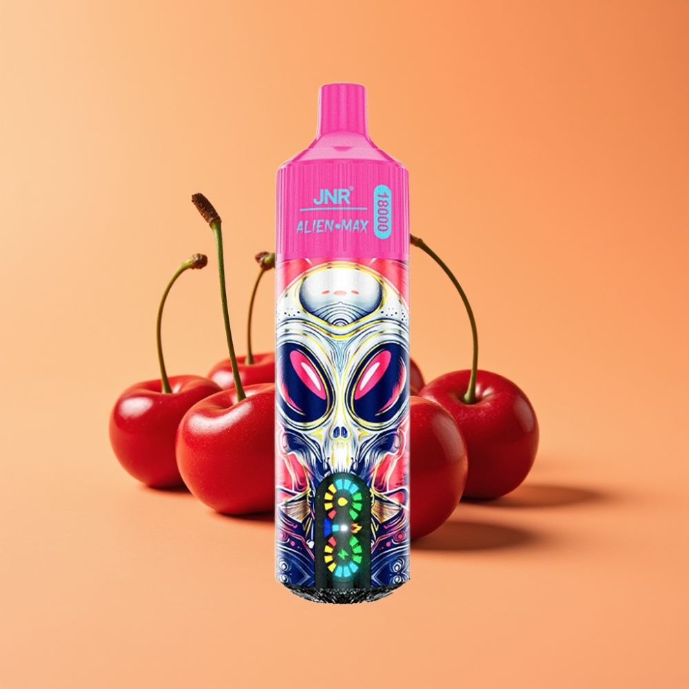 JNR Alien Max 18000 Puffs Engangs Vape Kirsebær Bær med Smart LED Display