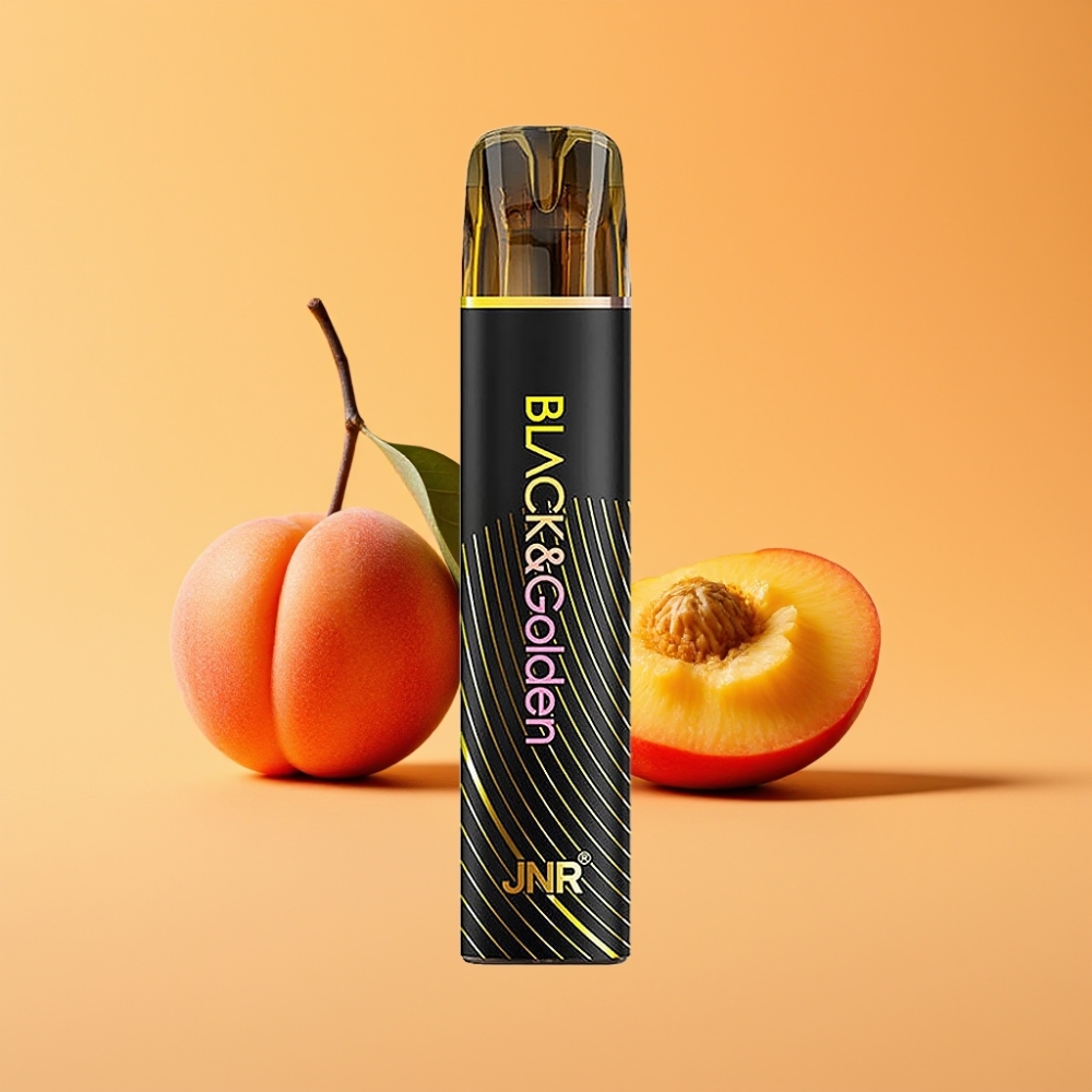 Denmark distributors JNR Black&Golden 800 Puffs Engangs Vape Fersken Mango