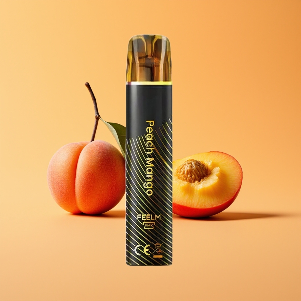 Denmark distributors JNR Black&Golden 800 Puffs Engangs Vape Fersken Mango