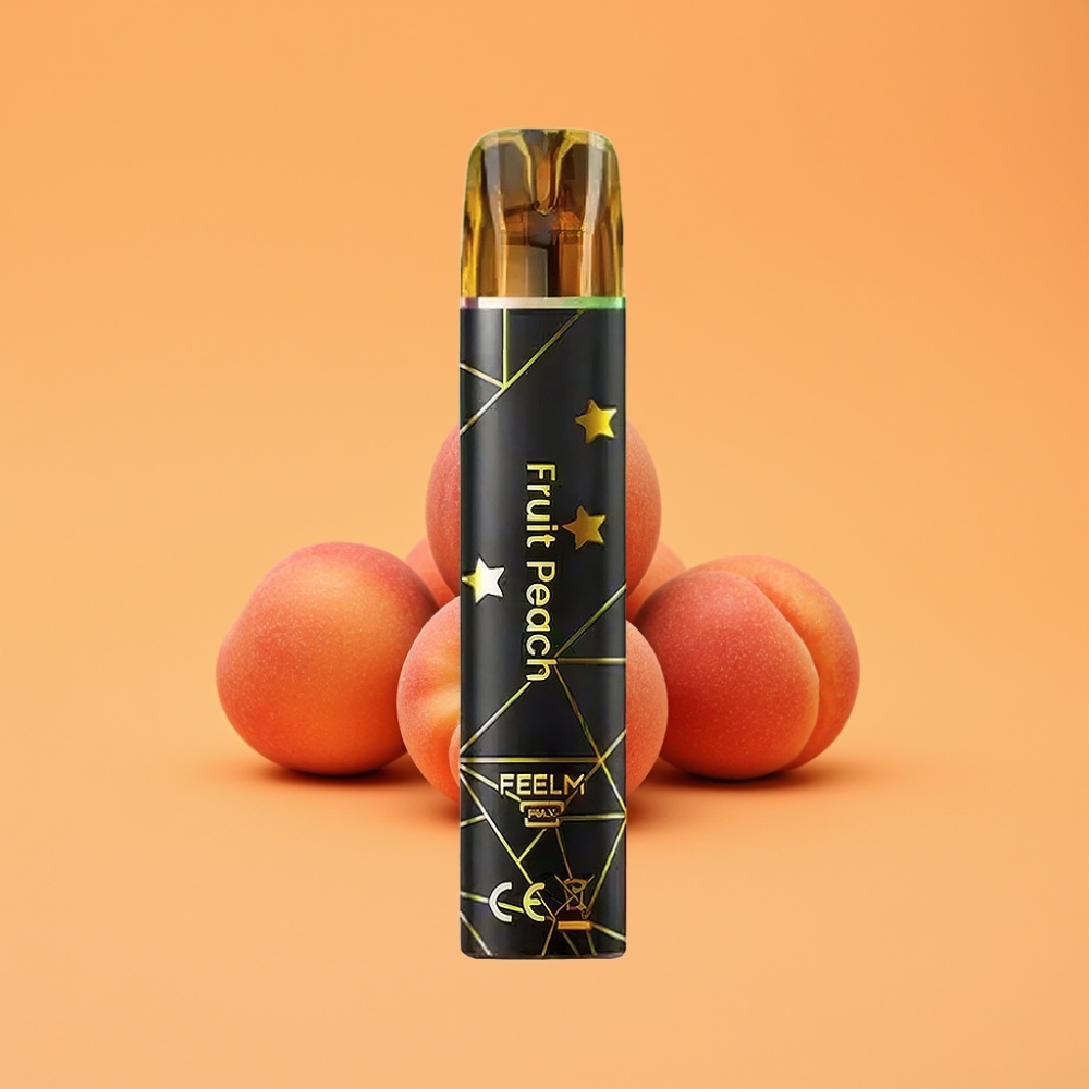 Denmark distributors JNR Black&Golden 800 Puffs Engangs Vape Frugt Fersken 550mAh