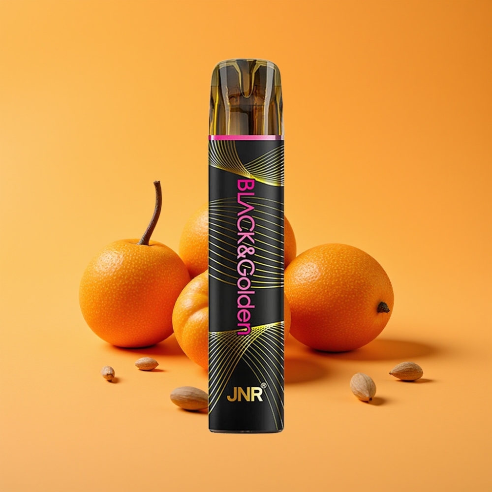JNR Black&Golden 600+200 Puffs Engangs Vape Dame Dræber 800 Puffs 550mAh