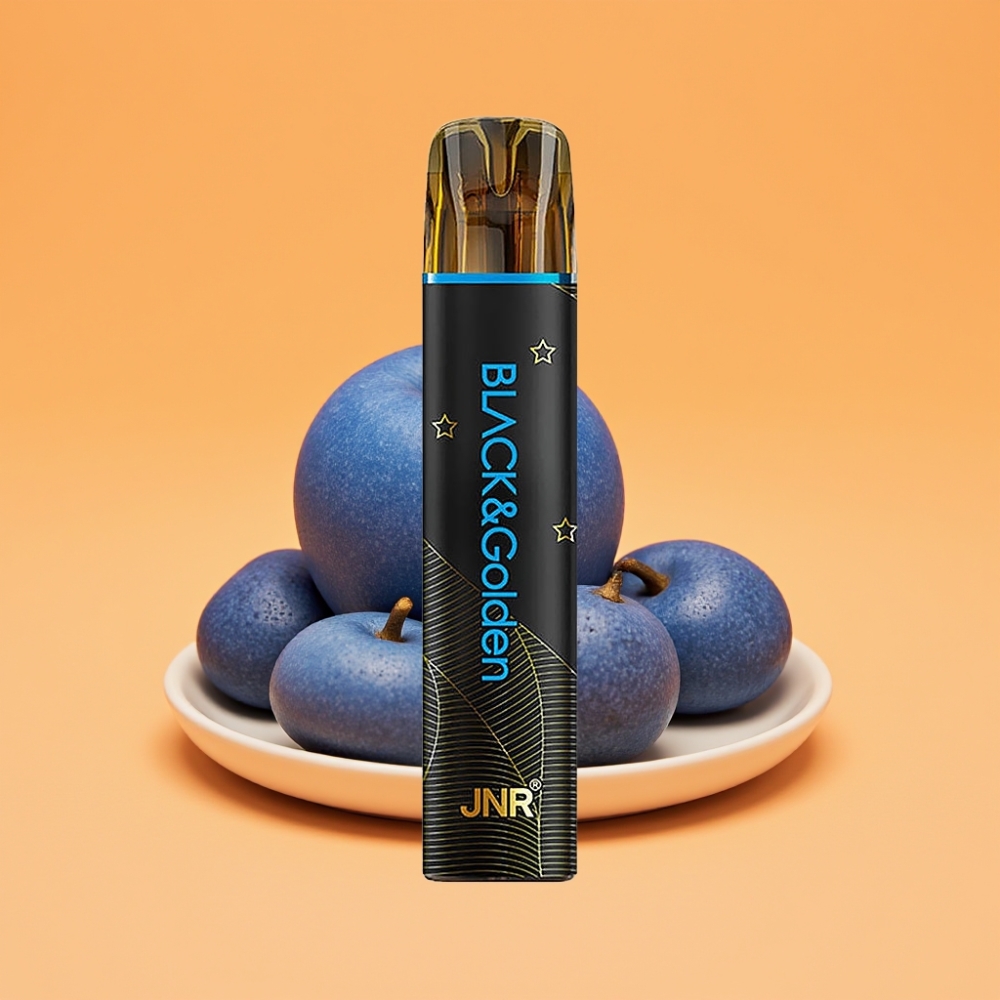 JNR Black&Golden 600+200 Puffs Engangs Vape Hr. Blå med 550mAh og 2ml
