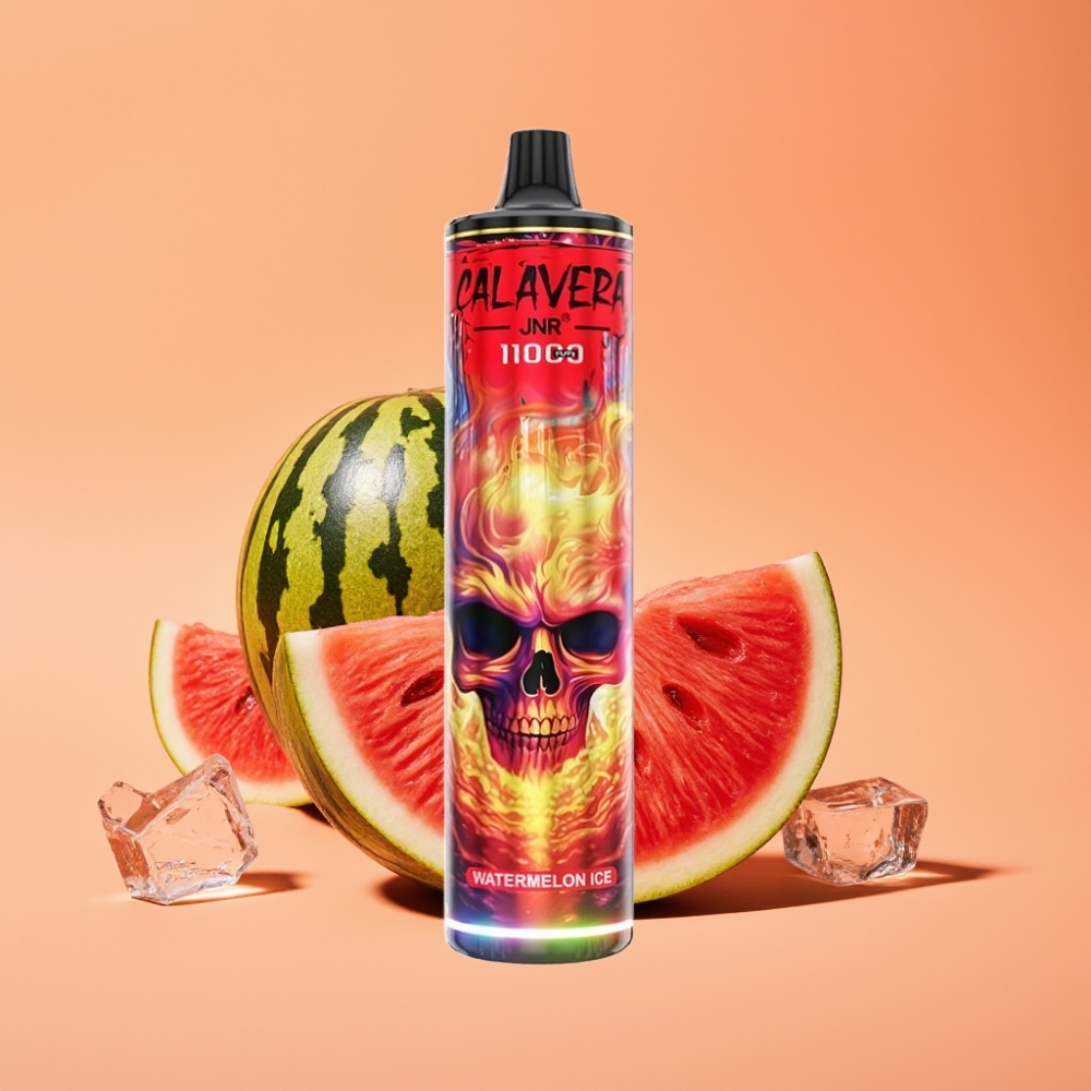 JNR Calavera 11000 Puffs Engangs Vandmelon Is med Type-C og 850 mAh