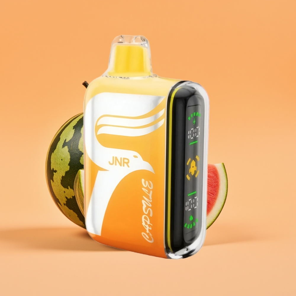JNR Capsule 15000 Puffs Engangs Vandmelon Irchee med Smart LED Display og Boost Mode