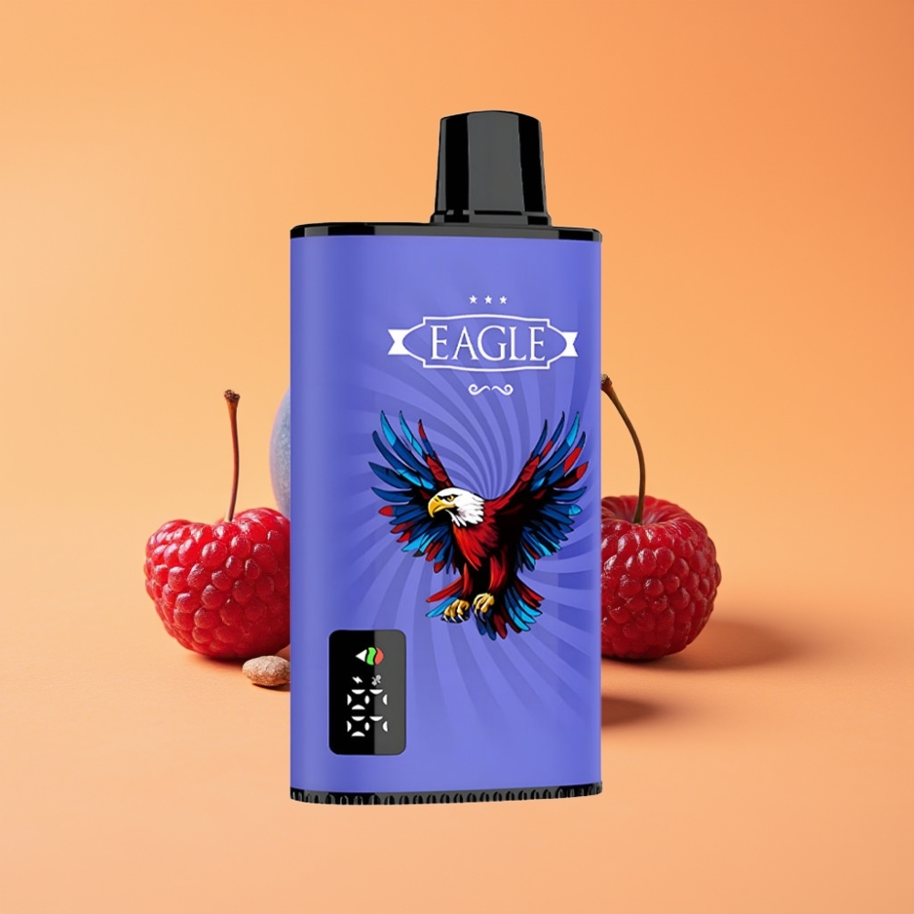 JNR EAGLE Smart 23000 Puffs Disposable Vape Blå Hindbær Kirsebær med Digital Skærm