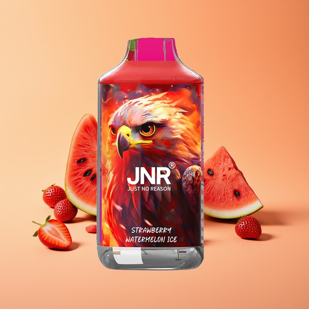 JNR Falcon 16000 Puffs Engangs Vape Jordbær Vandmelon Is 850 mAh 22ml