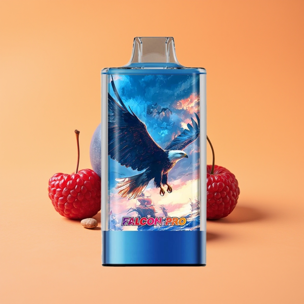 JNR Falcon Pro 28000 Disposable Vape Blå Hindbær Kirsebær med Smart Display