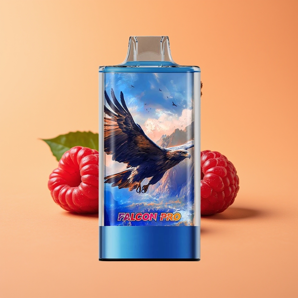 JNR Falcon Pro 28000 Disposable Vape Blåbær Hindbær Kirsebær med Smart Display og 950mAh Battery