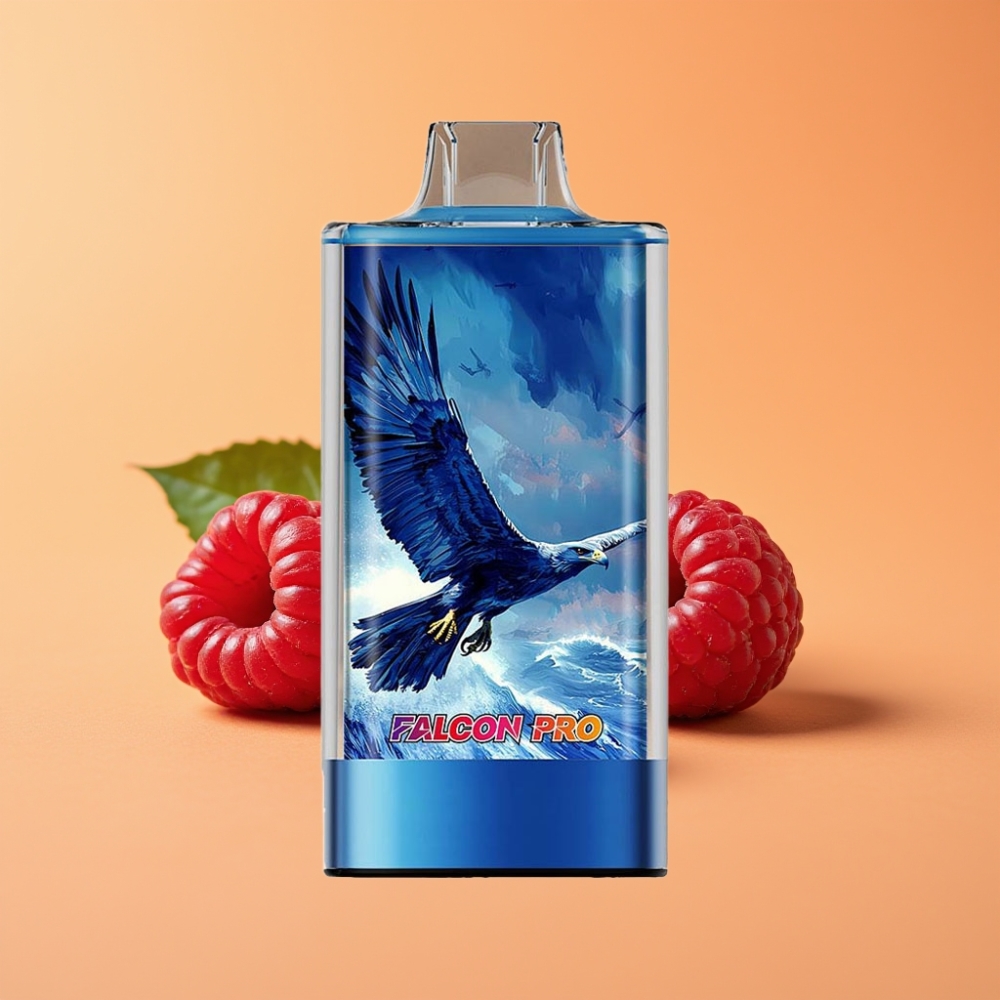 JNR Falcon Pro 28000 Disposable Vape Blåbær Sur Hindbær med Smart Display