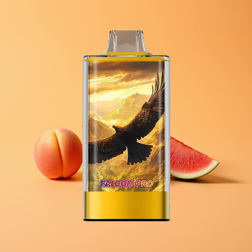 JNR Falcon Pro 28000 Disposable Vape Fersken Mango Vandmelon med 950mAh Batteri
