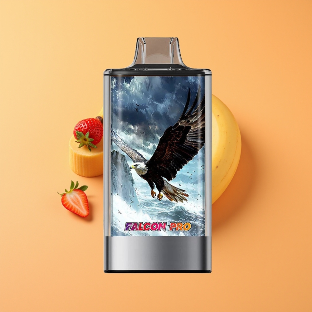 JNR Falcon Pro 28000 Engangs Vape Jordbær Banan med 950mAh og Smart Display