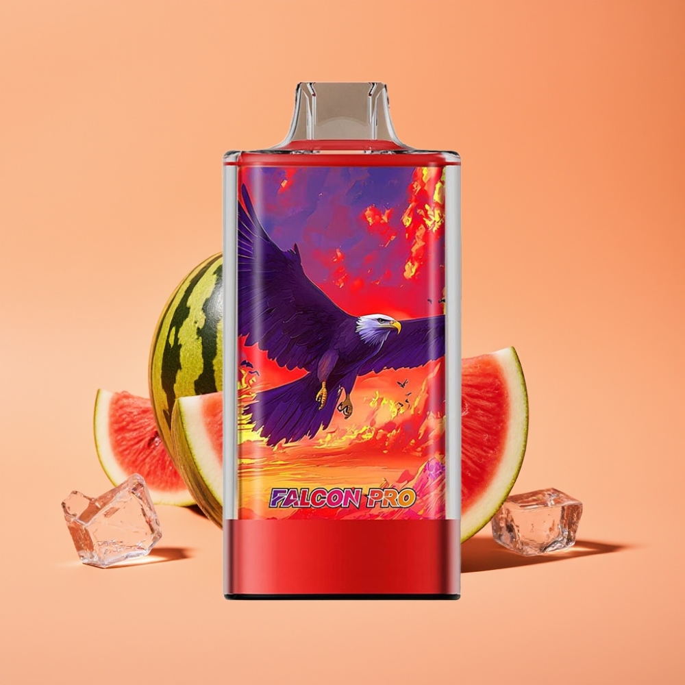 JNR Falcon Pro 28000 Engangs Vape Vandmelon Is med 28000 Puffs og 5% Nikotin