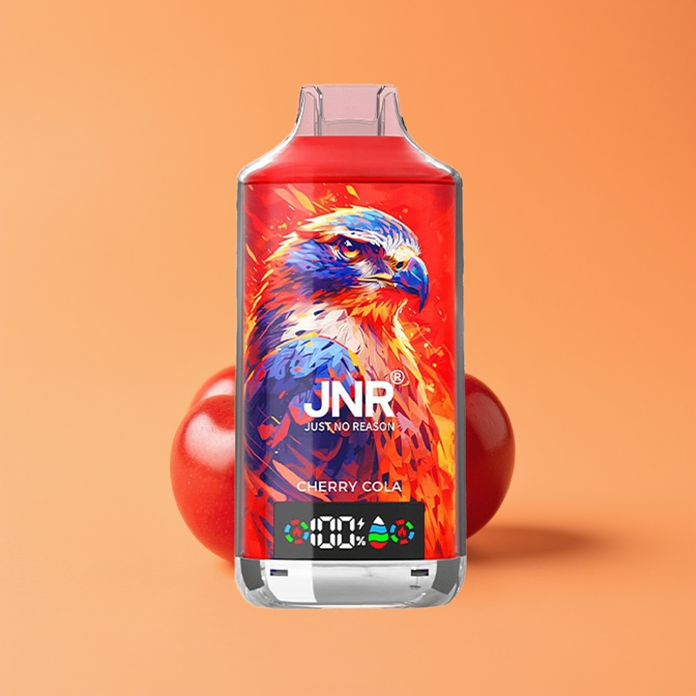 JNR Falcon X 18000 Puffs Disposable Vape Kirsebær Grund med Digital Display