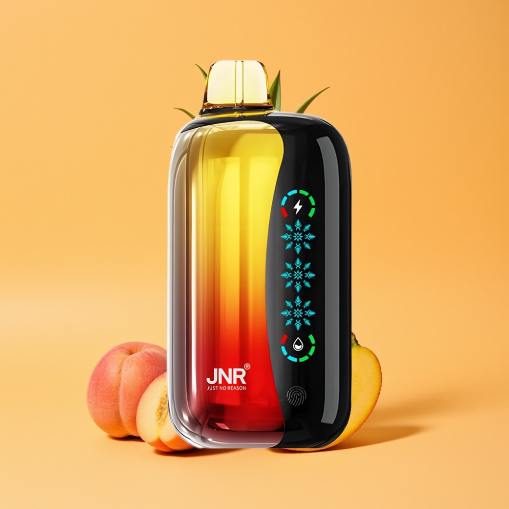 JNR Flex Ice 21000 Puffs Disposable Vape Fersken Mango Ananas med Justerbar Ice og 26ml E-liquid