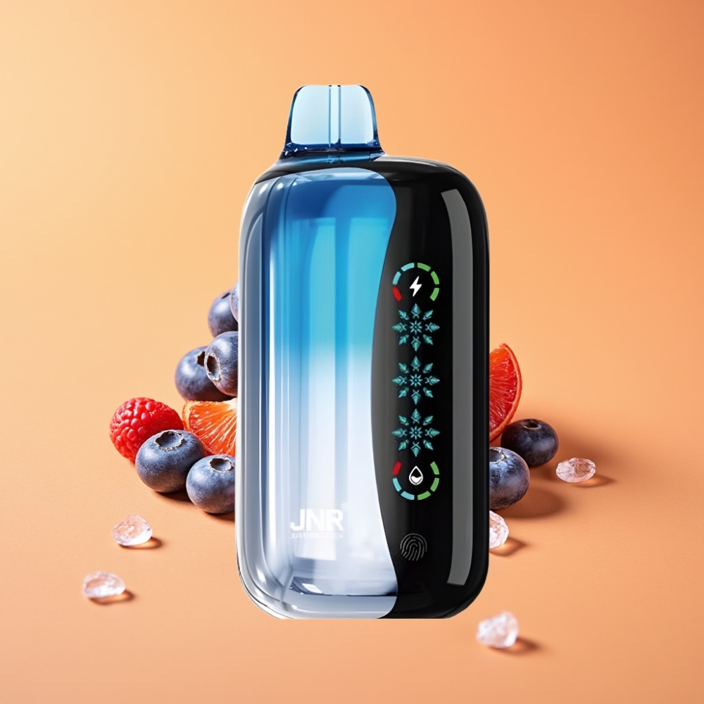 JNR Flex Ice 21000 Puffs Engangs Vape Blåbær Is med Tilpasbar Luftflow