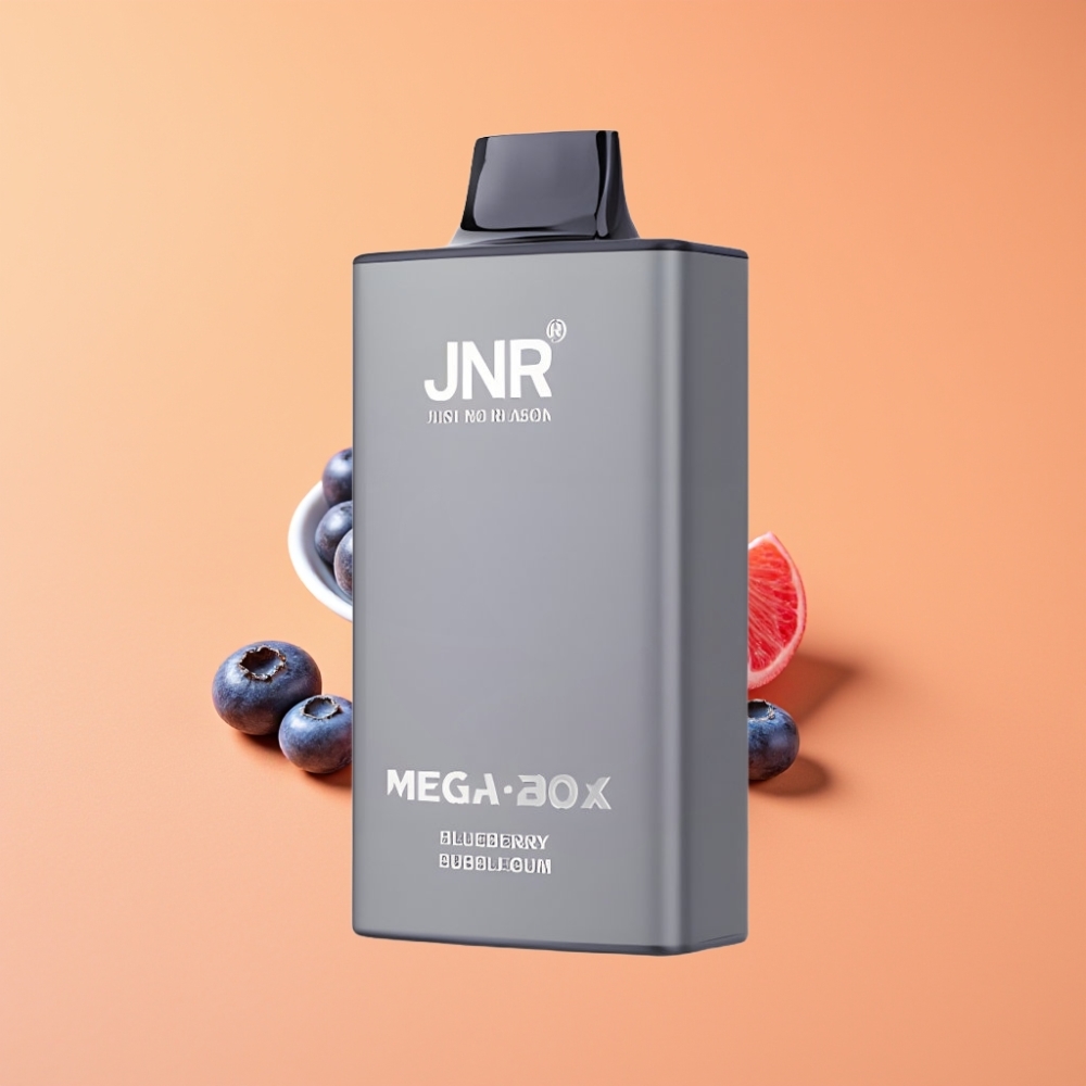 JNR Mega Box 25000 Puffs Engangs E-Bluberry Bobbelgum med 850mAh & Type-C