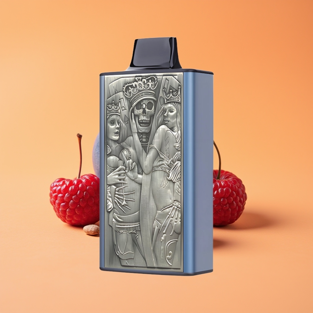 JNR Mega Box 25000 Puffs Engangs Vape Blå Hindbær Kirsebær med 850mAh Batteri