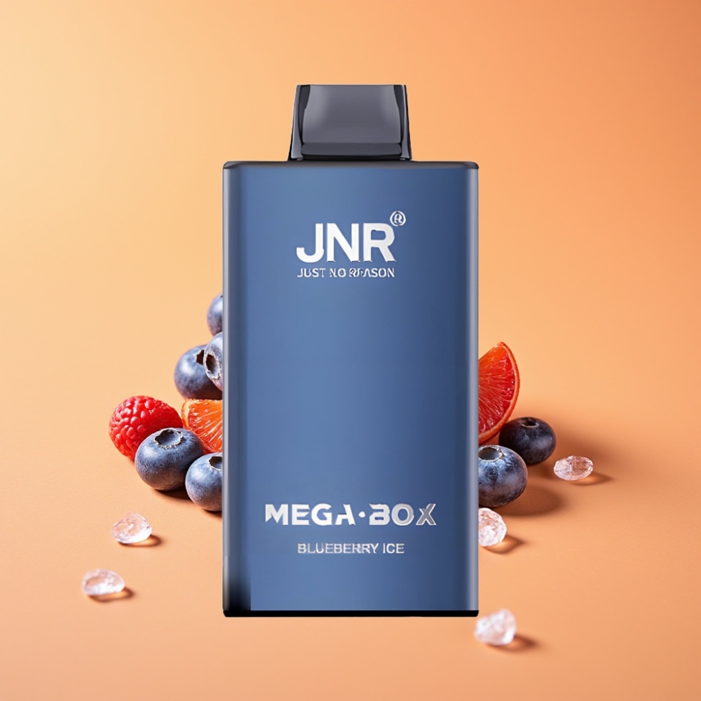 JNR Mega Box 25000 Puffs Engangs Vape Blåbær Is med 850mAh Batteri