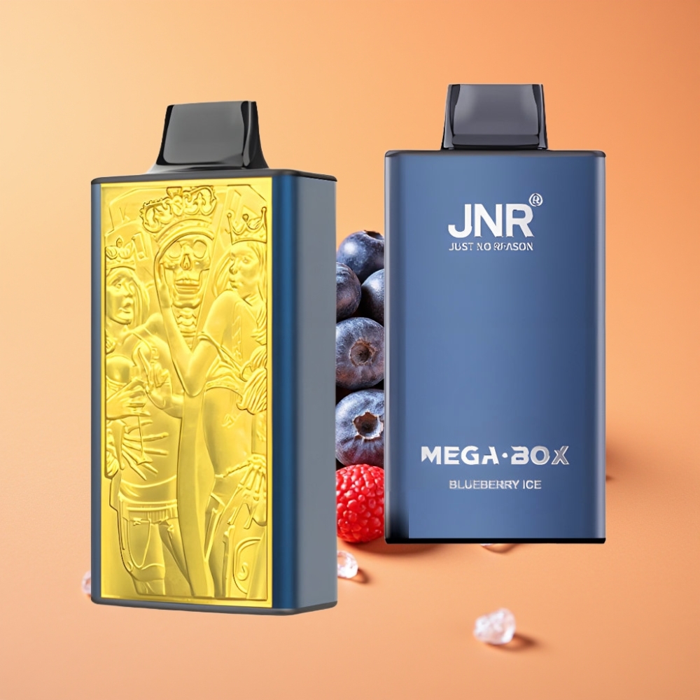 JNR Mega Box 25000 Puffs Engangs Vape Blåbær Is med 850mAh Batteri