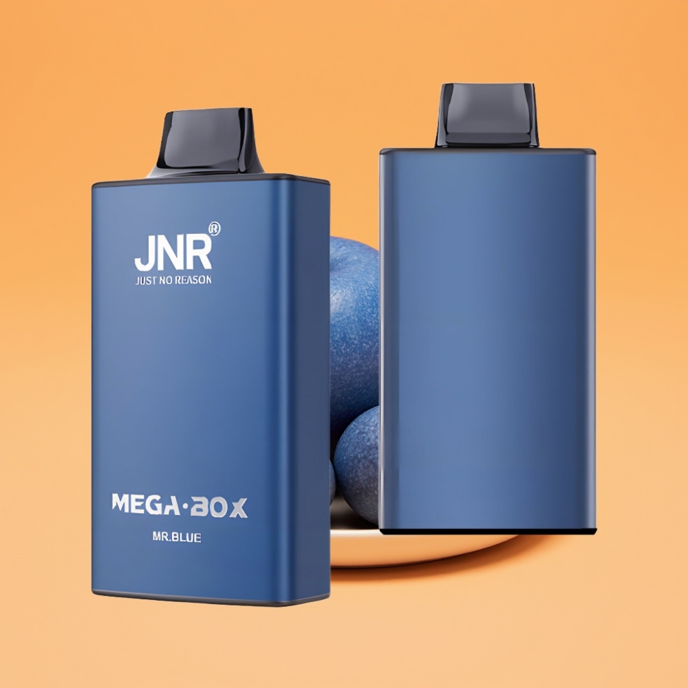 JNR Mega Box 25000 Puffs Engangs Vape Herr Blå med 850mAh Batteri