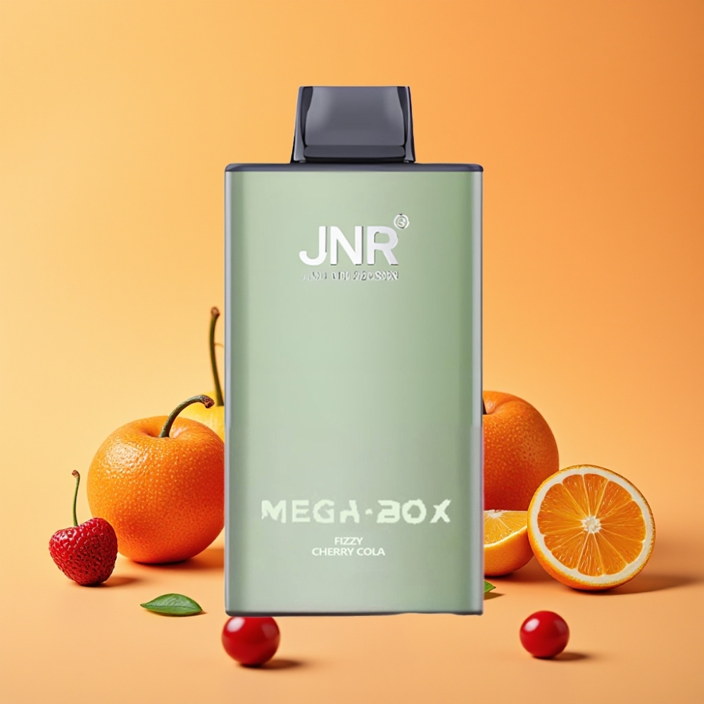JNR Mega Box 25000 Puffs Engangs Vape Sprudlende Kirsebær Cola 30ml 850mAh