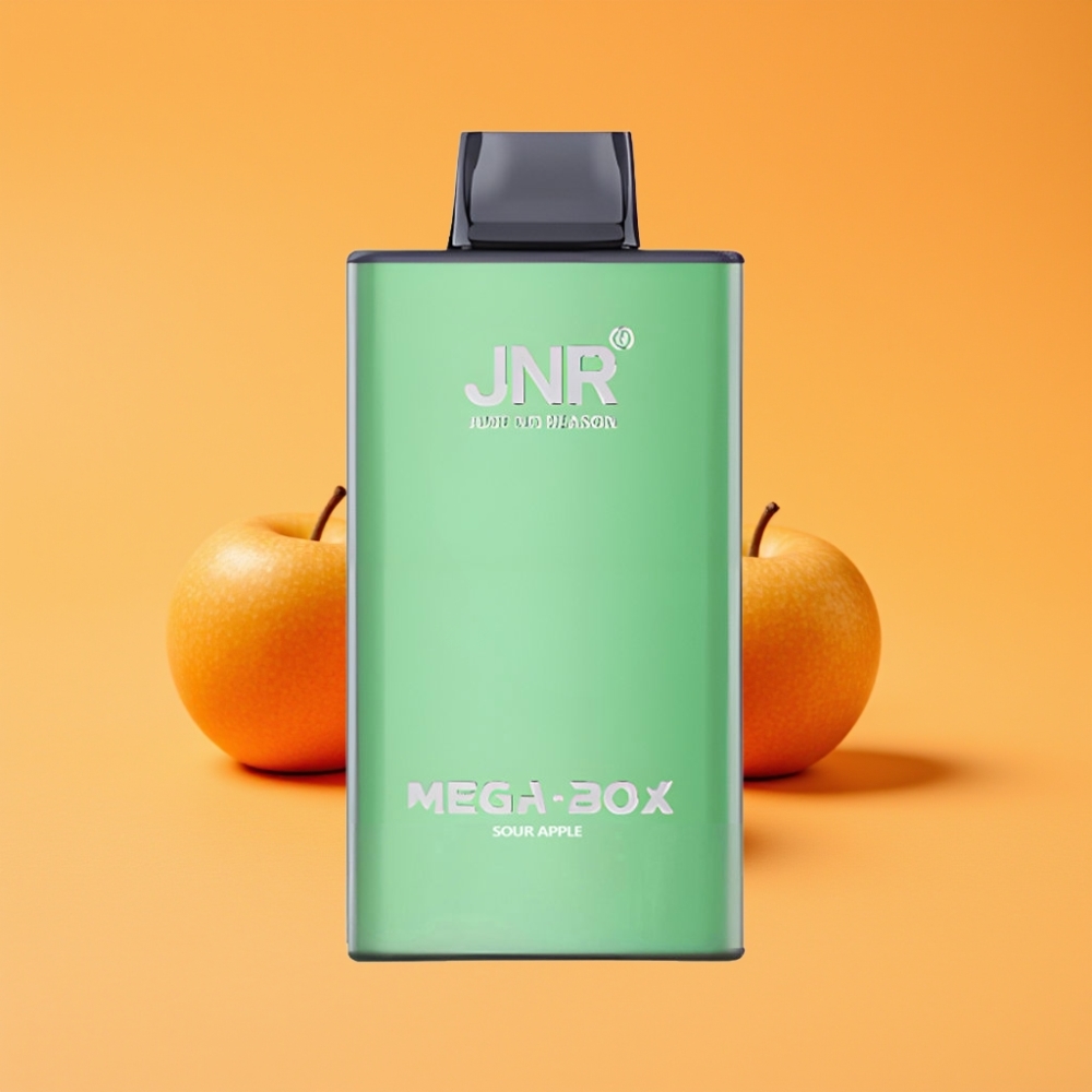 JNR Mega Box 25000 Puffs Engangs Vape Sur Æble med 850mAh Battery og Type-C