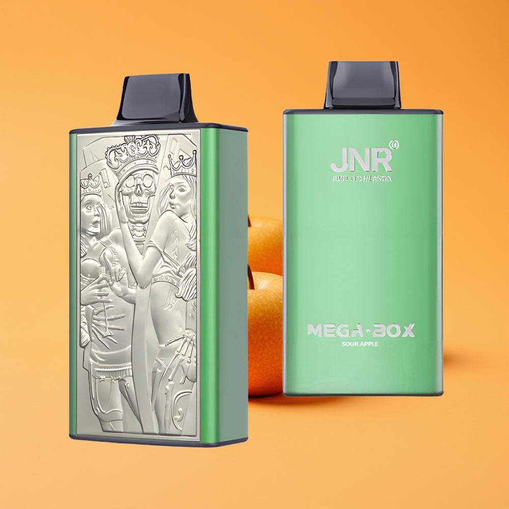 JNR Mega Box 25000 Puffs Engangs Vape Sur Æble med 850mAh Battery og Type-C