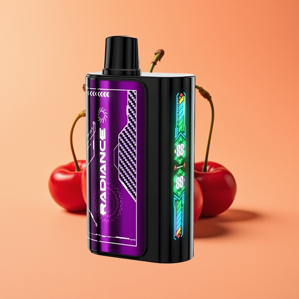 JNR Radiance 31000 Puds Disposable Vape KIRSEBÆR BÆR med Smart Animation Screen