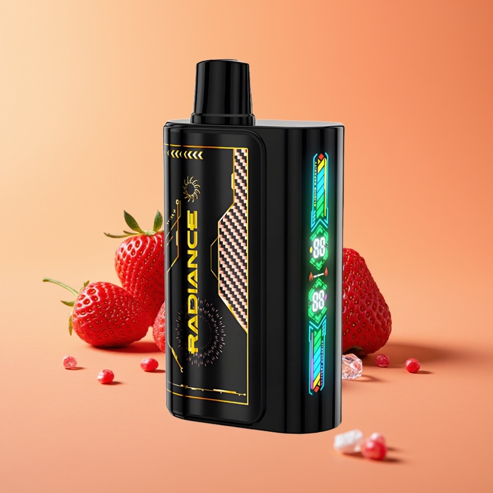 JNR Radiance 31000 Puffs Disposable Vape JORDBÆR HINDBÆR KIRSEBÆR IS