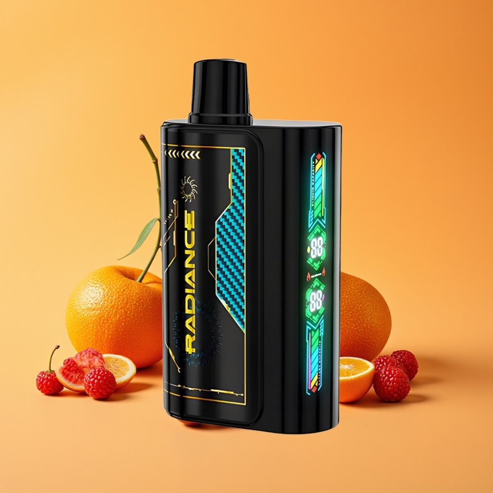 JNR Radiance 31000 Puffs Engangs Vape BRUSENDE CHERRY COLA med 28ml E-væske