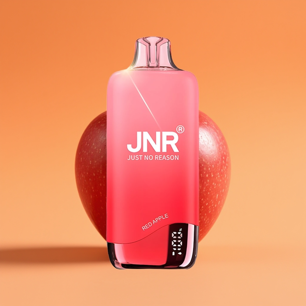 JNR Rainbow 10500 Puffs Engangs Vape Rød Æble med 600mAh Batteri