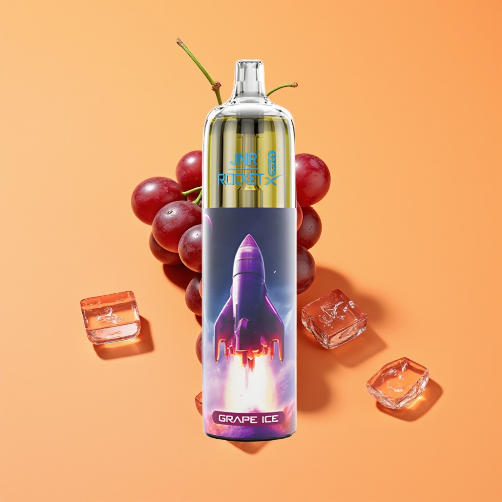 JNR Rocket-X 12400 Puffs Engangs Vape Vinis Is med Justerbar Luftstrøm og Type-C Hurtigopladning