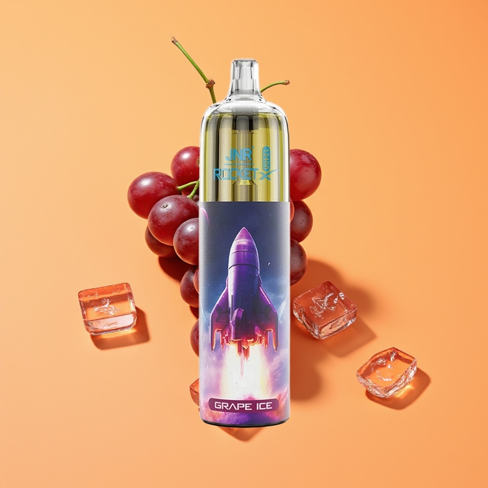 JNR Rocket-X 12400 Puffs Engangs Vape Vinis Is med Justerbar Luftstrøm og Type-C Hurtigopladning